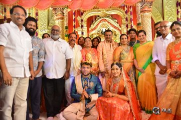 Celebs at Bandla Ganesh Brothers Daughter Ashritha Wedding Photos
